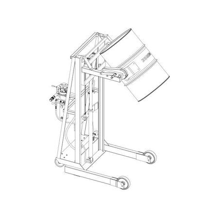 Morse MFG VERTICALLIFT DRUM POURER 60IN AIR 510-124